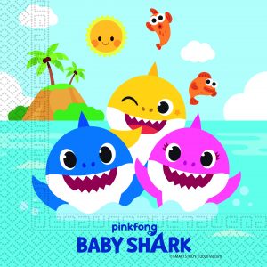 baby shark napkin icon