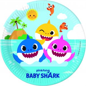 baby shark plate 23cm icon