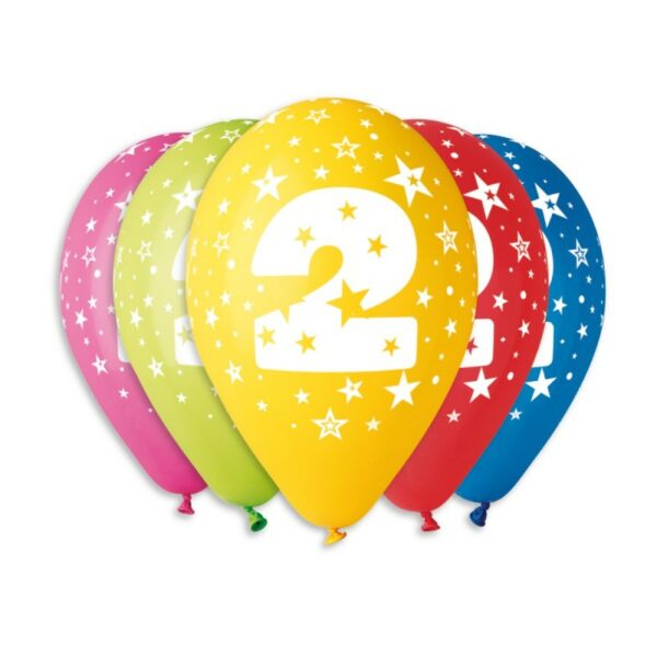 Балони с щампа цифра"1" (Копие)