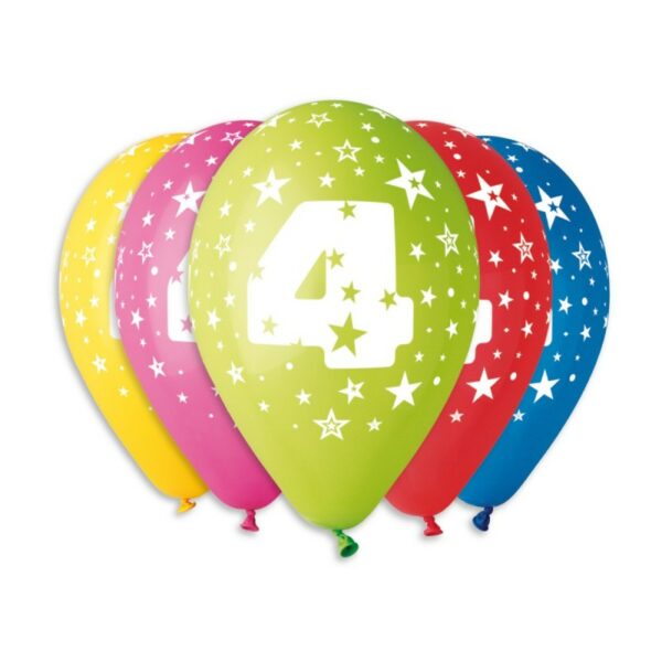Балони с щампа цифра"3" (Копие)