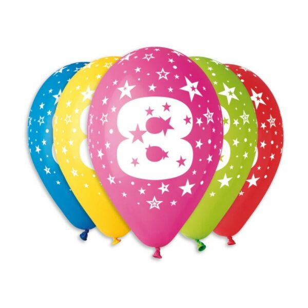 Балони с щампа цифра"7"