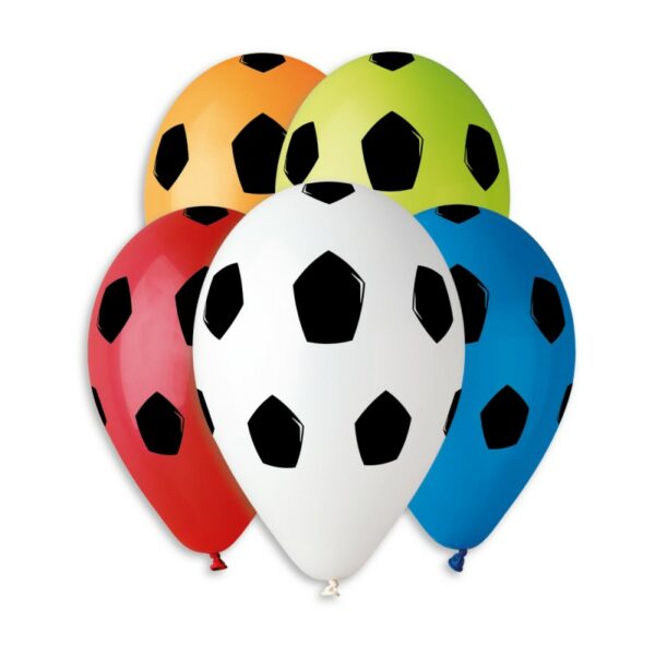 Балони с щампа "Футболни топки" (Копие)